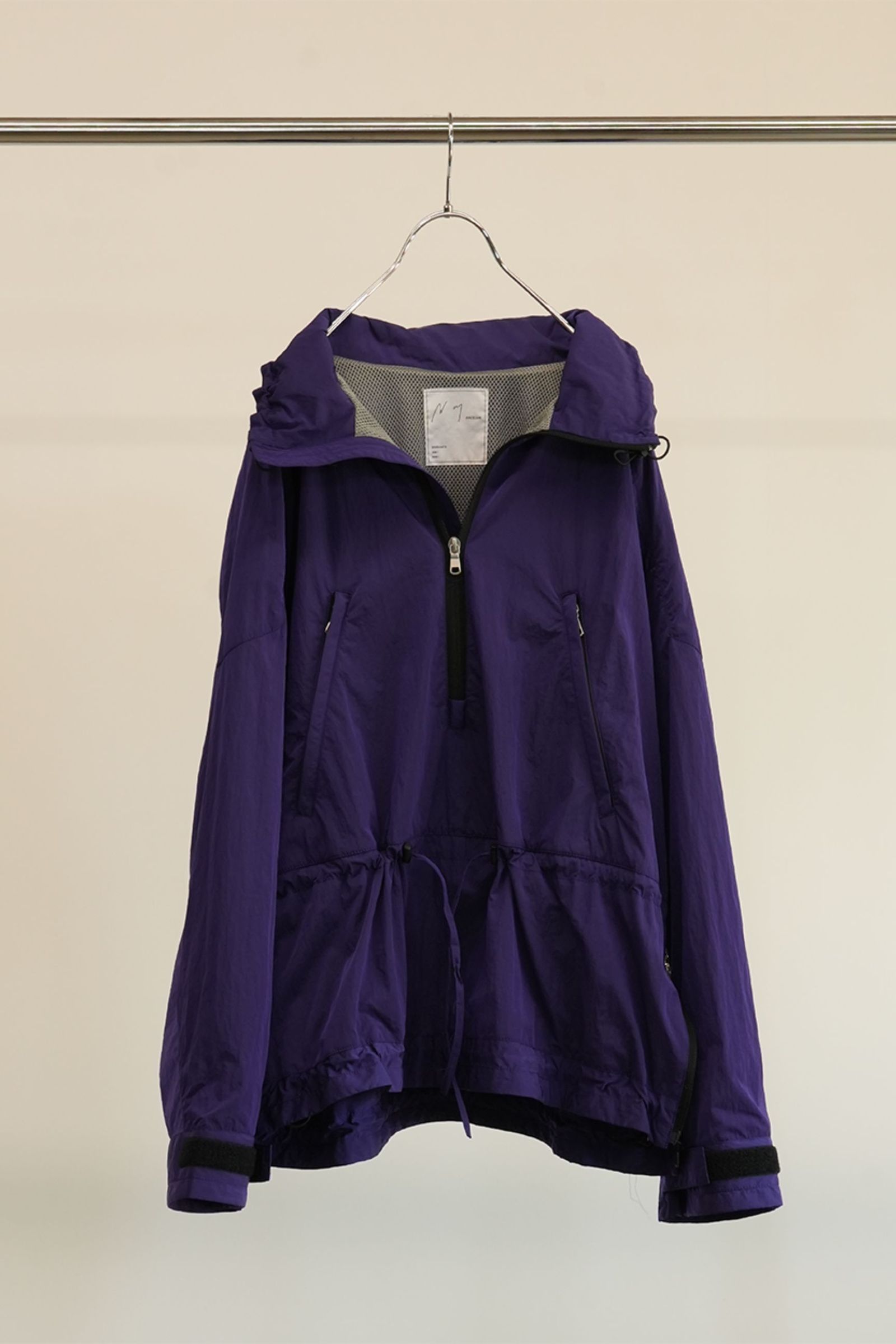 ANCELLM - NYLON PULLOVER JACKET | PURPLE | ナイロンジャケット