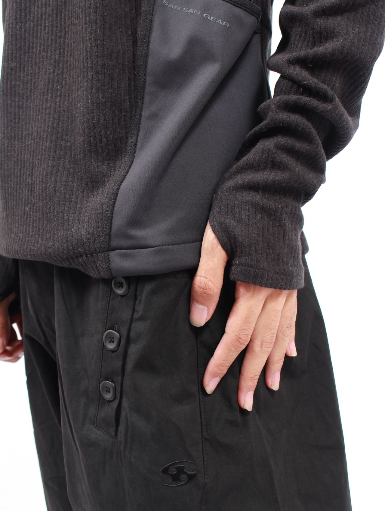 SAN SAN GEAR - 【25AW】リブド ロング スリーブ カットソー / RIBBED