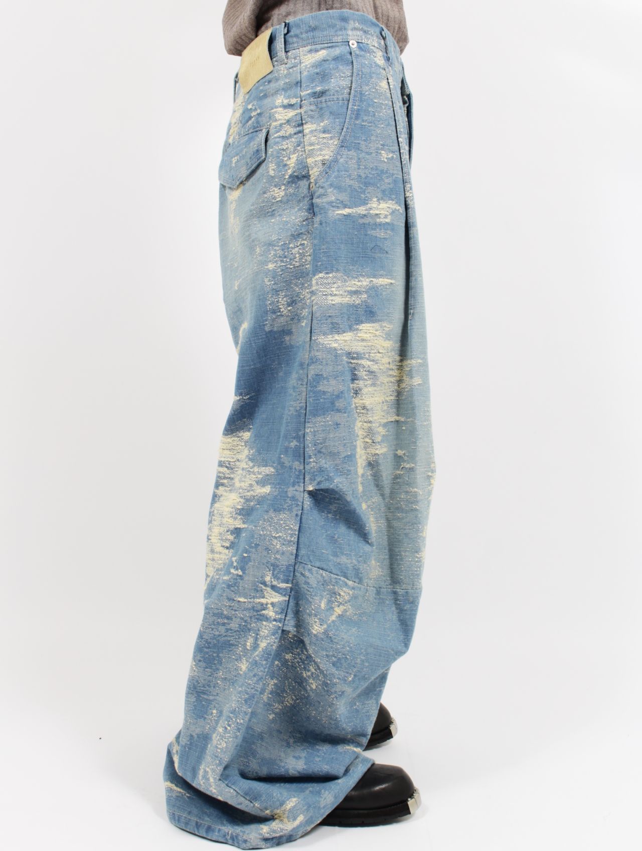 TAAKK - 【25AW】デニム デザイン トラウザーズ ワイドパンツ / DESIGN