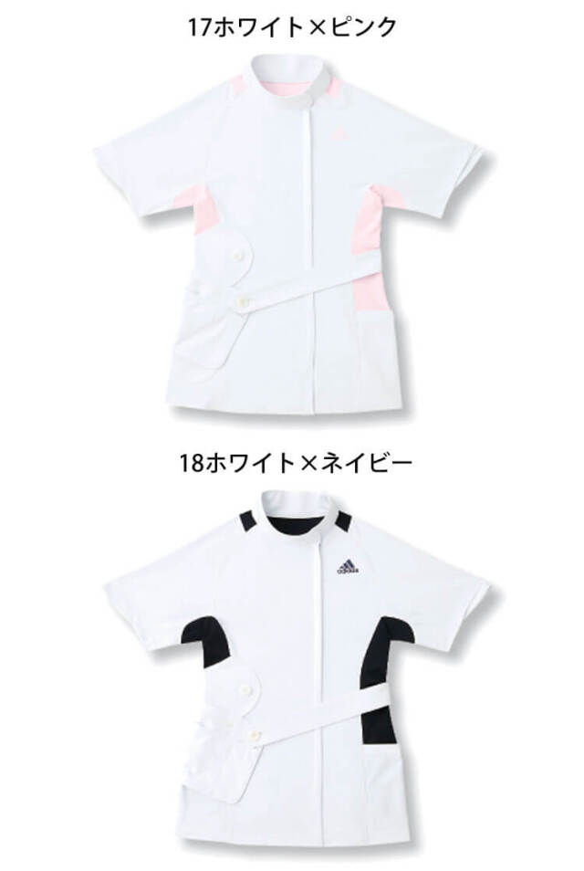 制服 医療 白衣 レディスジャケット SMS007 KAZEN カゼン adidas