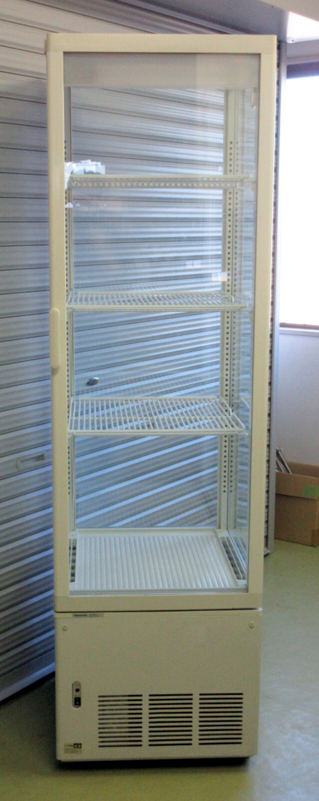 2018年 パナソニック 四面ガラス冷蔵ショーケース SSR-281N 単相100V