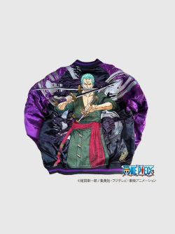 絡繰魂 × ONE PIECE ワンピース スカジャン アニメ グッズ ゾロ 海賊