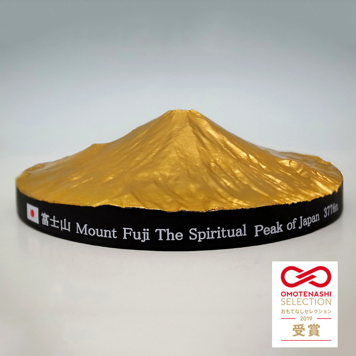 富士山 登山記念 黄金富士360°立体マップ 平成富嶽三十六景シリーズ