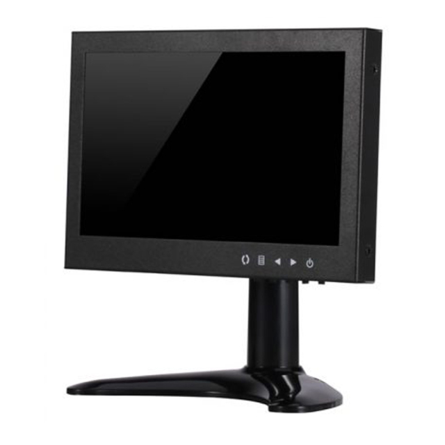 LCD-700IPS | マルチ入力対応7インチワイドIPS液晶モニター | 防犯