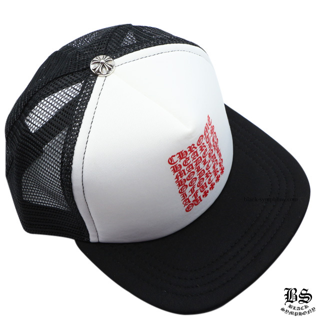 クロムハーツトラッカーキャップキングタコCHスクロールブラック