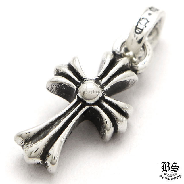 クロムハーツCHクロスベビーファットチャーム＆ロールチェーン18インチ