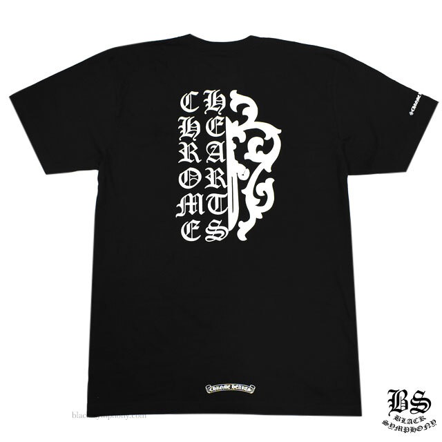 クロムハーツTシャツバックハーフダガーロゴブラック|クロムハーツ通販