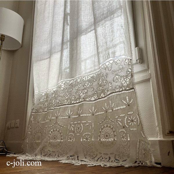 アンティークカーテン - フランスアンティーク Antique C'Joli
