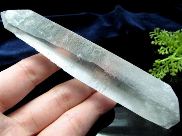 激レア 両錐水晶・ガーデン有り レムリアン シード クリスタル 長さ約