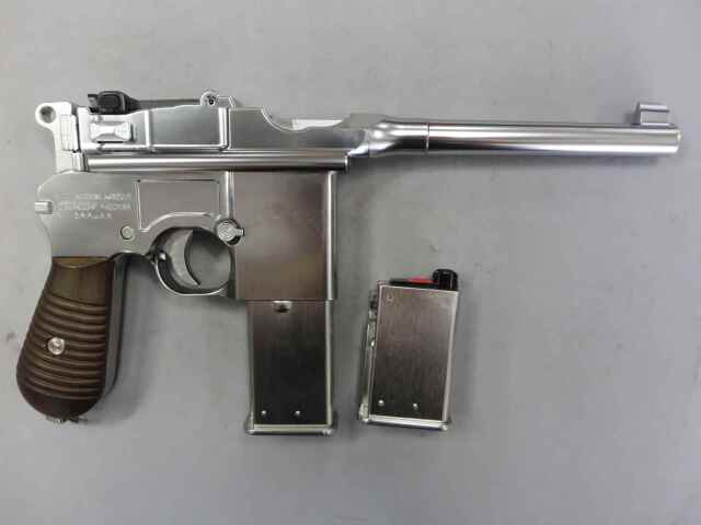 マルシン】モーゼルM712 ノーマル シルバー 6mmBB ブローバック