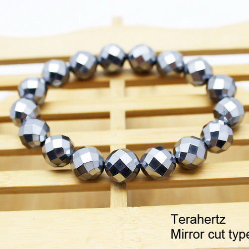 テラヘルツブレスレット 64面ミラーカット12mm 《rv》 [T793-6]