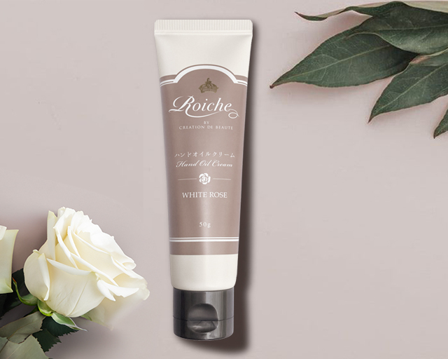 ロイーシェ ハンド オイル クリーム 50g ホワイトローズの香り