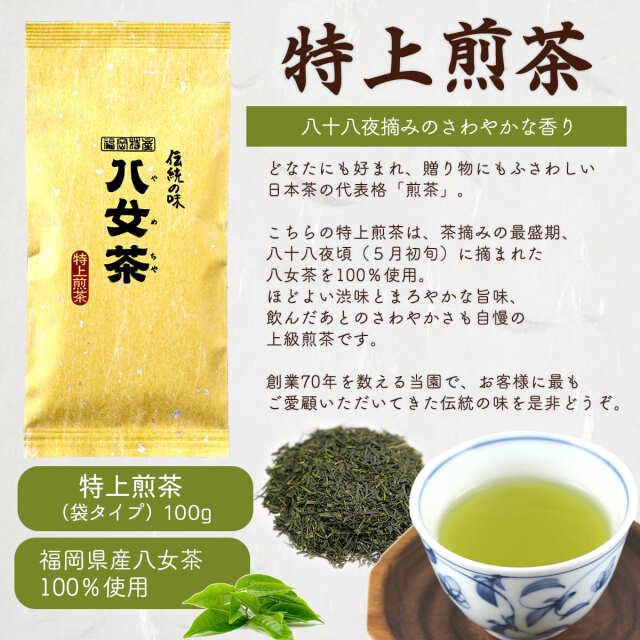 G-209・ニ】特上煎茶 100g×1袋ギフト