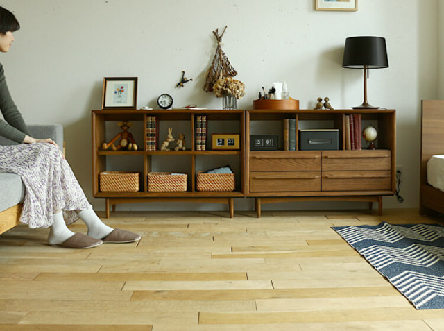 オープンシェルフ weeca（ウィーカ） ブラウンタイプ｜北欧