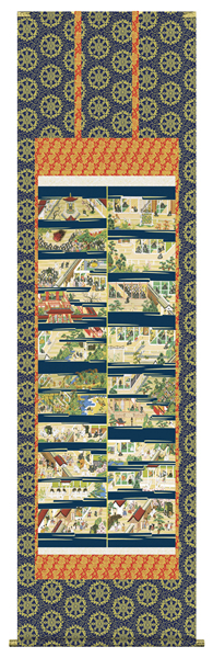 掛け軸 親鸞聖人御絵伝 尺五