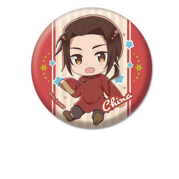 ヘタリア World☆Stars ぺたん娘缶バッジ 中国 | 4573661601139