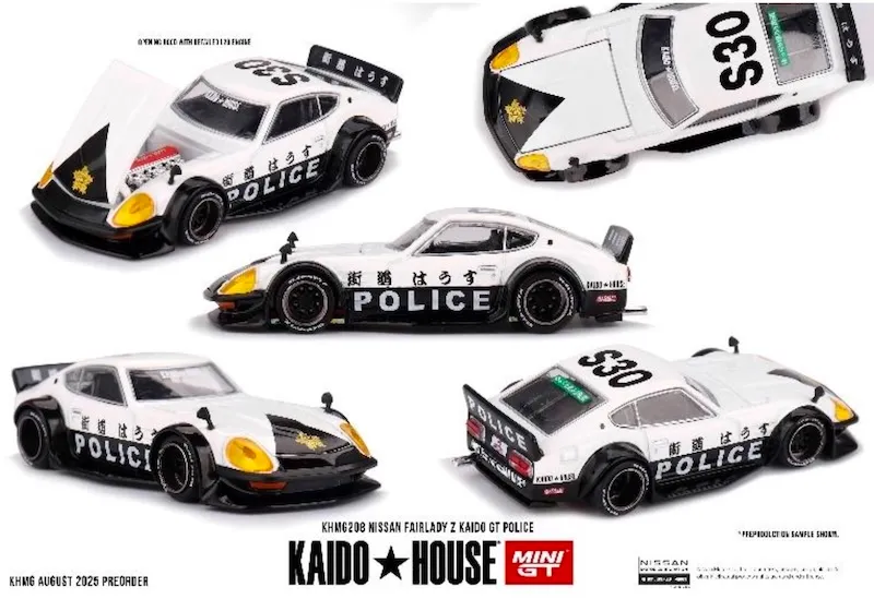 予約] MINI-GT 1/64 ニッサン フェアレディ Z Kaido GT ポリス(右