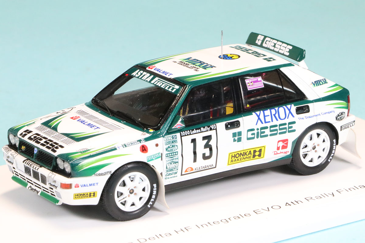 スパーク 1/43 ランチア デルタ HF インテグラーレ EVO フィンランド