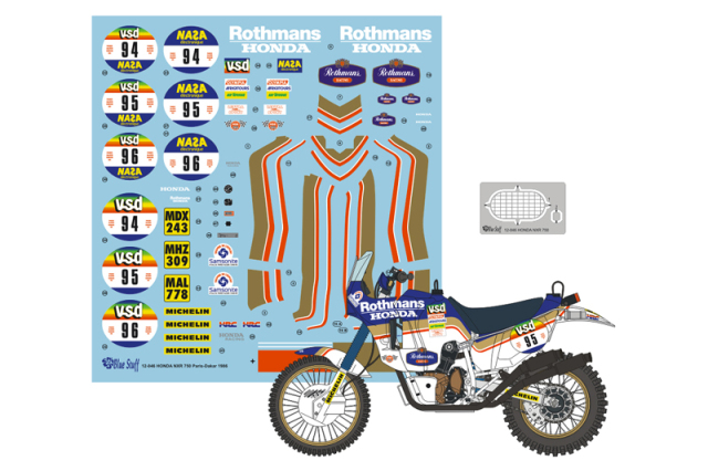 ブルースタッフ 1/12 ホンダ NXR 750 ロスマンズ ダカールラリー 1986