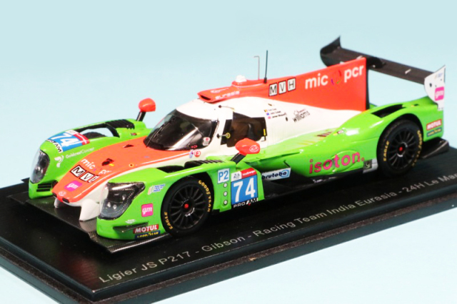 スパーク 1/43 リジェ JS P217 ギブソン ルマン 24h 2021 No.74 S8257