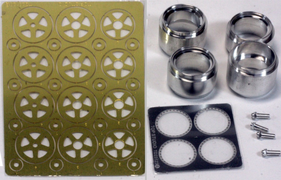 トップスタジオ 1/24 マツダ 787B用 ホイールセット (タミヤ対応