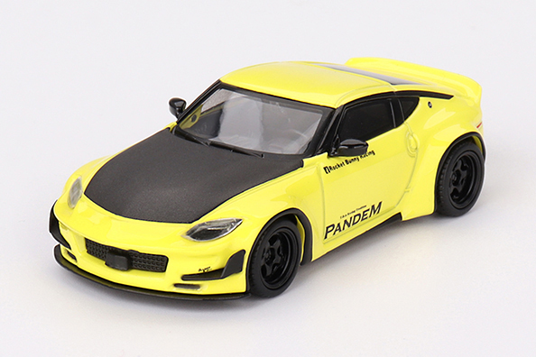 MINI GT 1/64 Pandem Nissan Z イカズチイエロー(左ハンドル