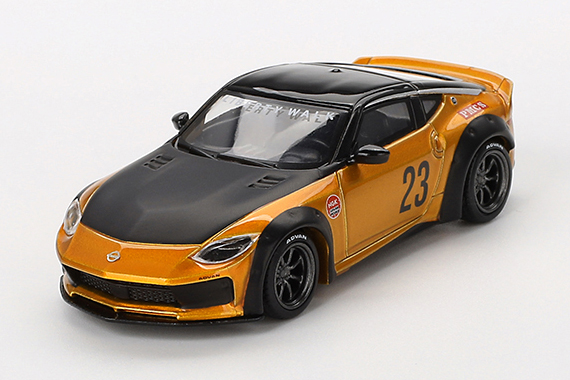 MINI GT 1/64 Nissan Z LB☆NATION WORKS LB ゴールド(右ハンドル