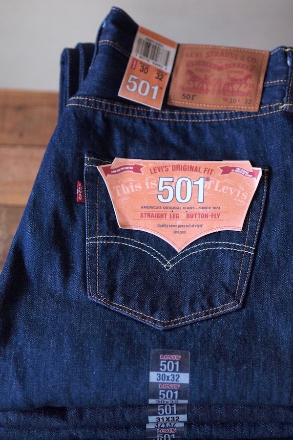 Levi's（リーバイス）501-Rinse, Cone Mills・White Oak Denim / Made