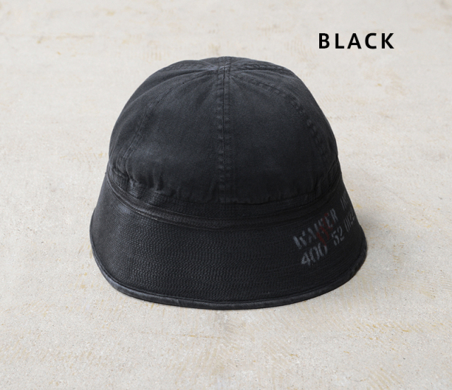 WAIPER.inc 米軍 U.S.NAVY セーラーハット STENCIL PIGMENT DYED