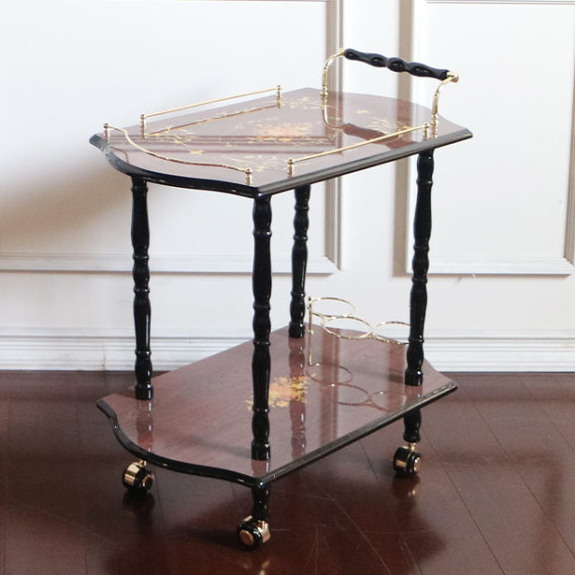 イタリアンスタイル 象嵌ワゴン 組立式｜おしゃれ家具通販 Y-KAGU