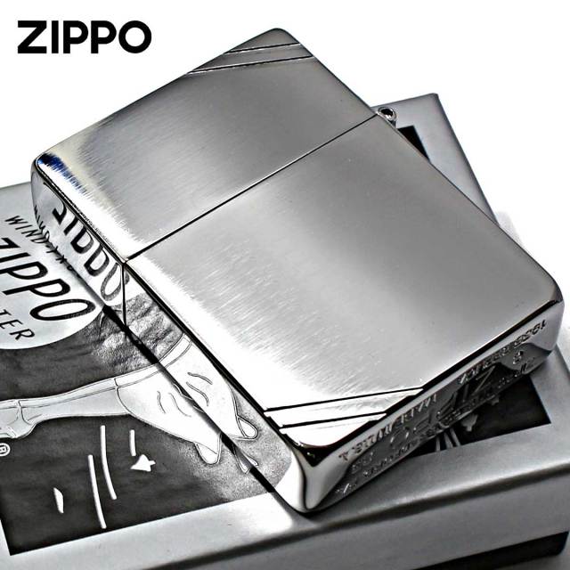 Zippo ジッポー 1935レプリカ 無地 シルバー つや消しブラッシュド