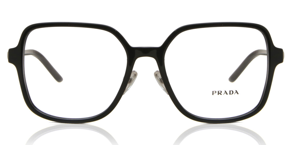 Prada PR 13ZVD Asian Fit 1AB1O1 Black Eyeglasses | SmartBuyGlasses US