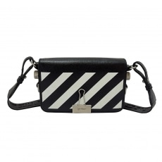 オフホワイト/ショルダーバッグ/白×黒/レザーの買取実績【ブランディア】