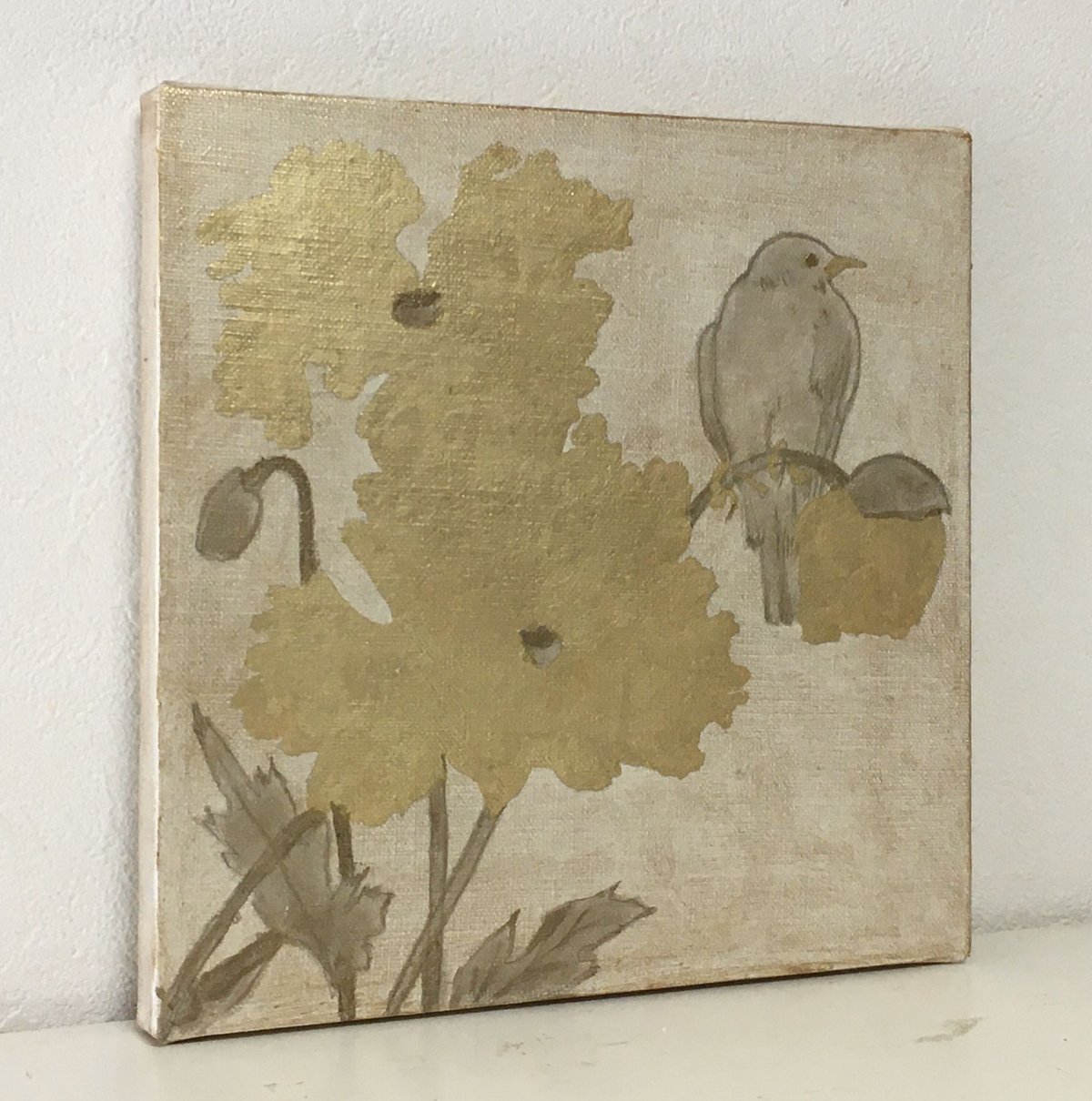 油彩】花鳥図【30号】 油彩】花鳥図【30号】 油彩】花鳥図【30号