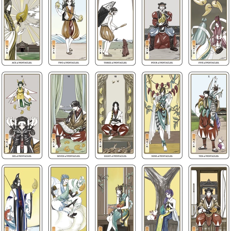 限定桐箱版 日本神話タロット 極 フルデッキ 第陸版 | yamamoto-naoki