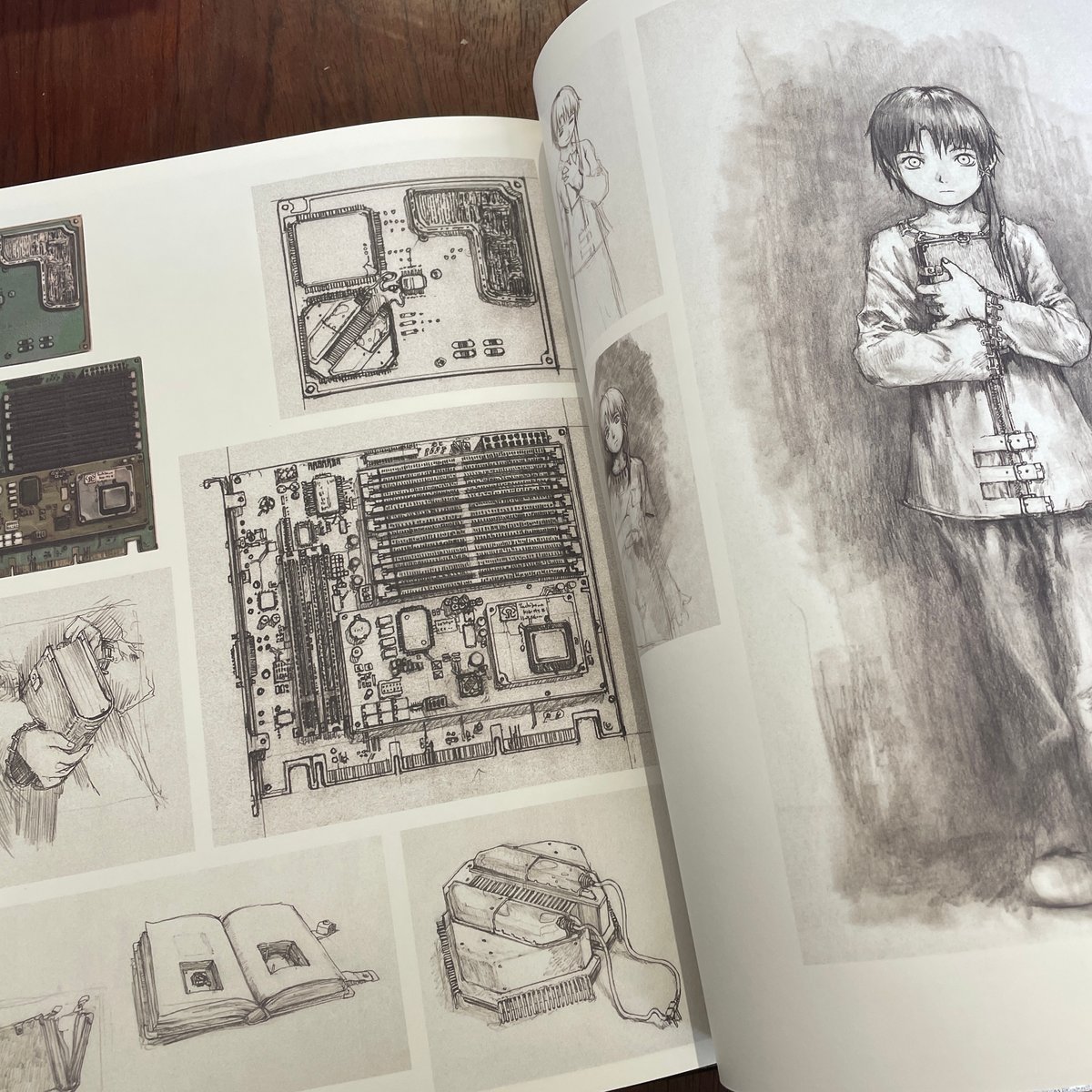 lain 安倍吉俊画集 オムニプレゼンス | 古本と新刊 scene