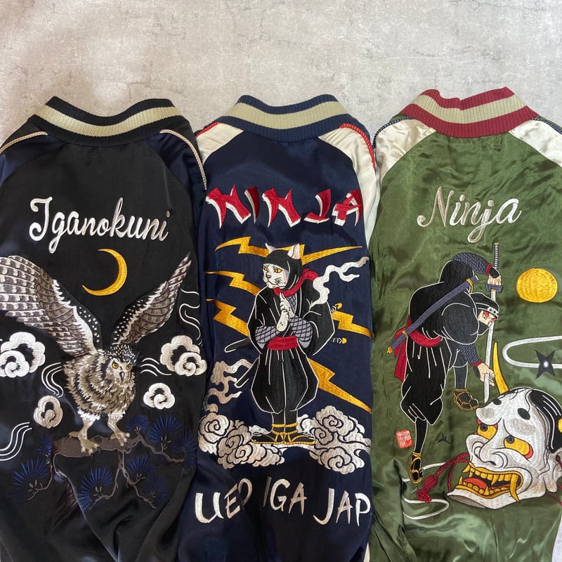 伊賀くみひも 猫忍者スカジャン/IGAKUMIHIMO NEKONINJA SUKAJAN(N