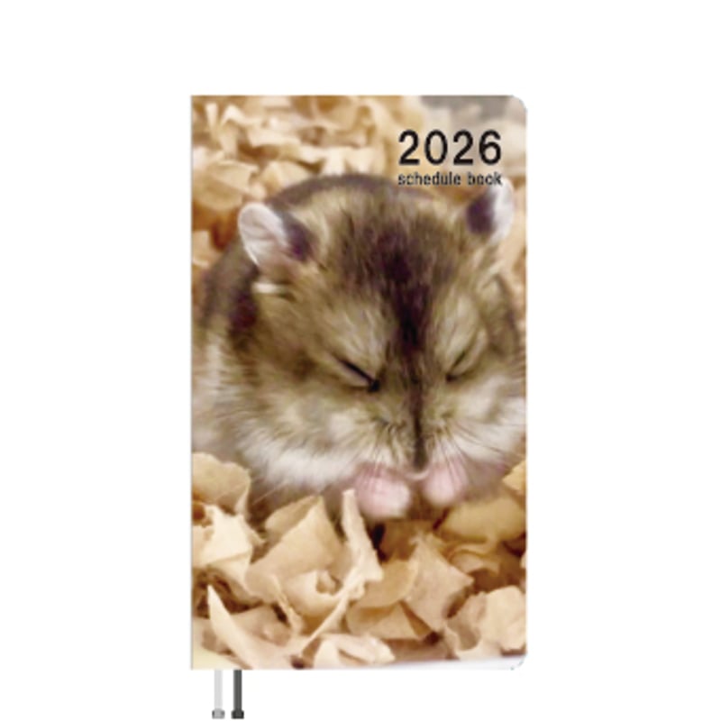 予約販売】 ハムスターちゃんねる 2026年 ポケットスケジュール帳