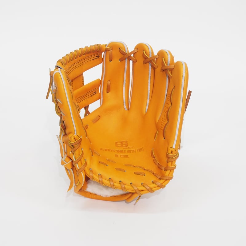 高校生対応 ハグ 硬式グローブ 内野手 オレンジ サイズ:約29cm | HUG