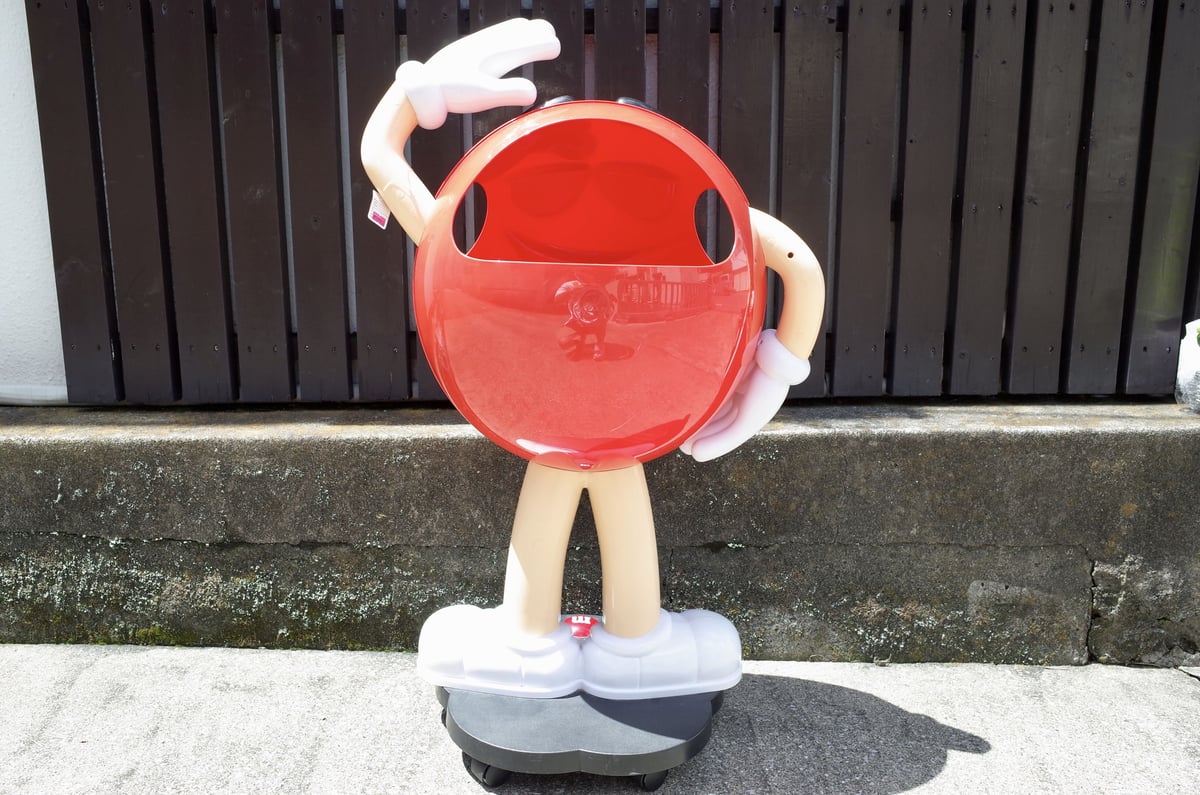 等身大 M&M's RED エムアンドエムズ レッド ストア ディスプレイ