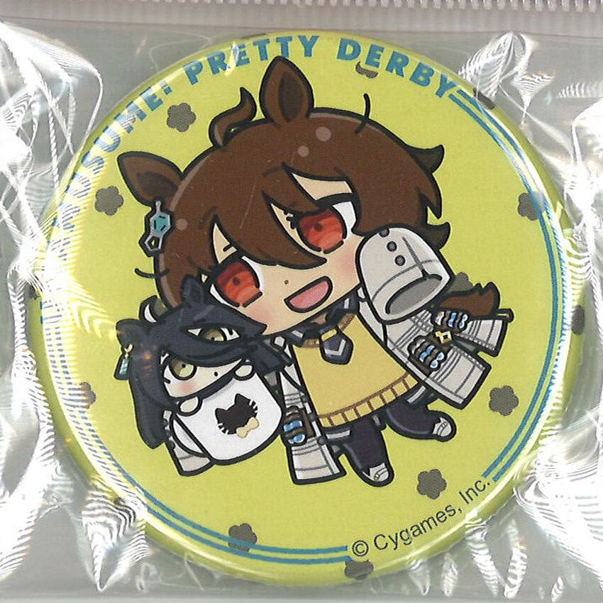 ウマ娘 アグネスタキオン ぬいぐるみといっしょ 缶バッジ | K-BOOKS 秋葉原