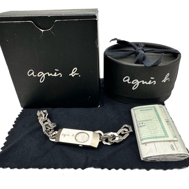 アニエスベー 腕時計 アナログ チェーンブレスレット時計 V220-6530 R1