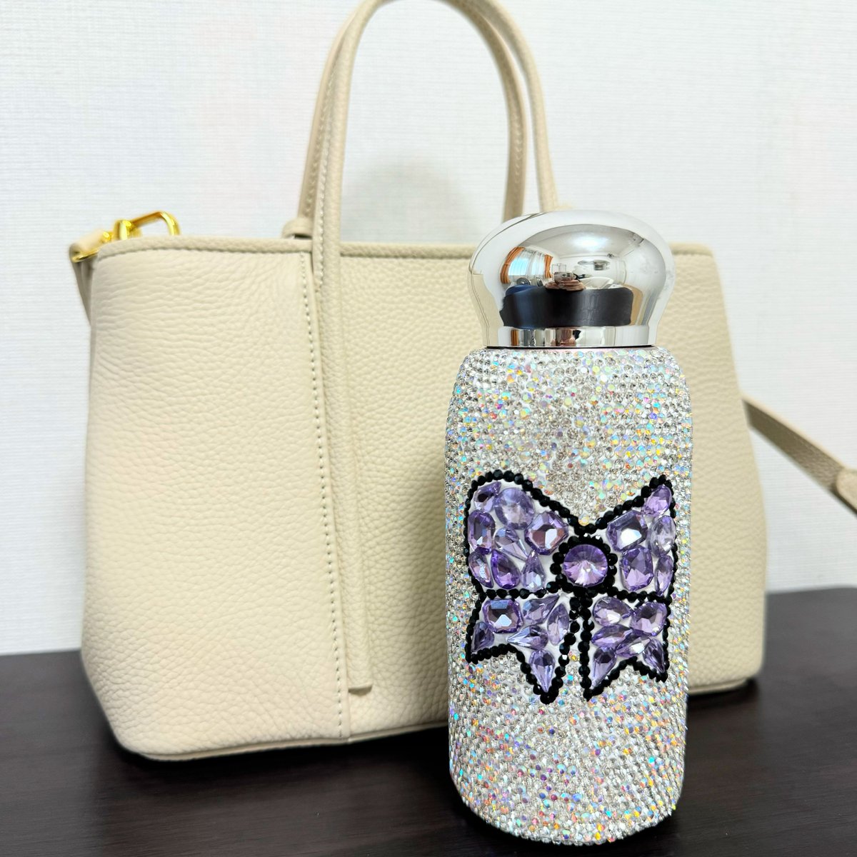 ラインストーンのウォーターボトル | Fleur Jewel