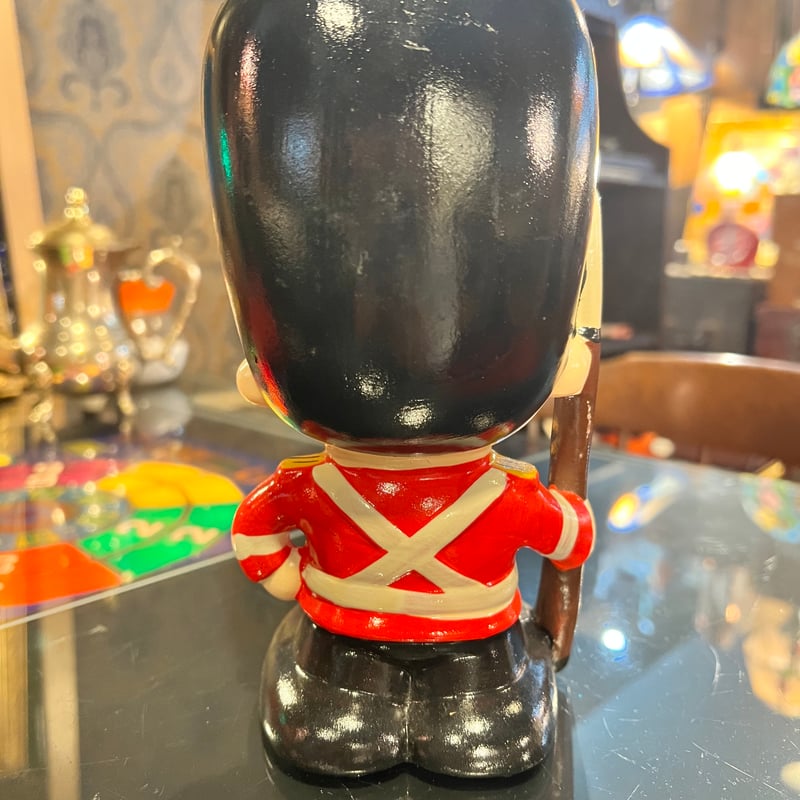 内藤ルネ 兵隊さんの陶器製貯金箱 | アンティーク家具と喫茶キャバレー