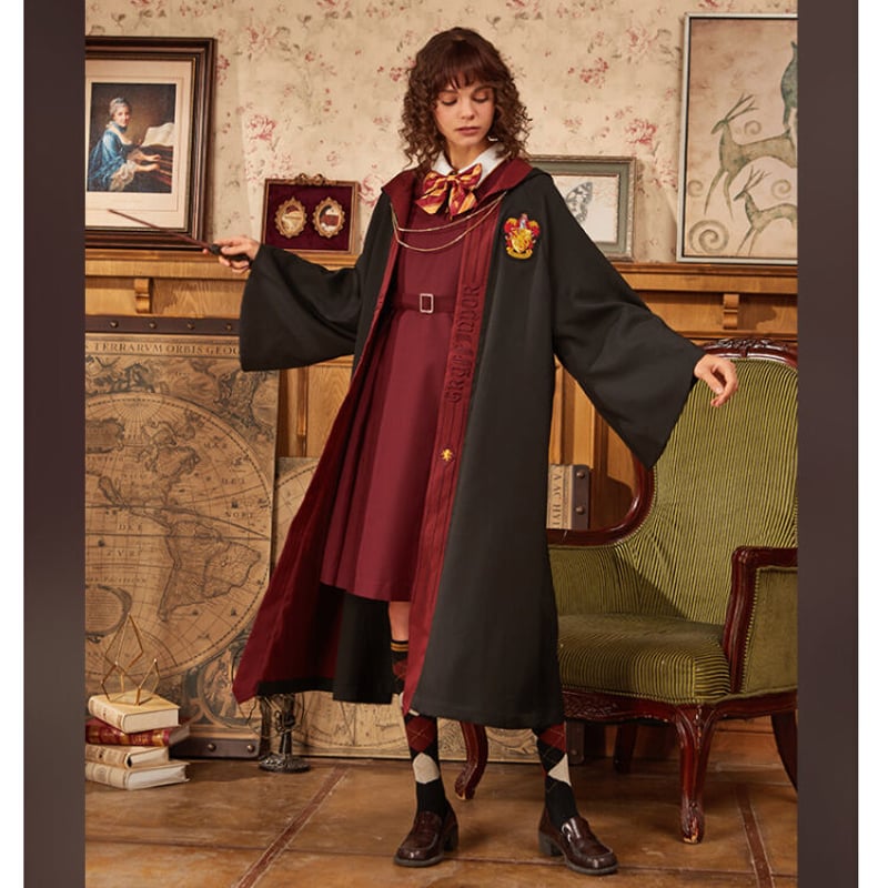 梗豆物语 ハリーポッター 刺繍 ローブ チェーン付 男女兼用 ワーナー