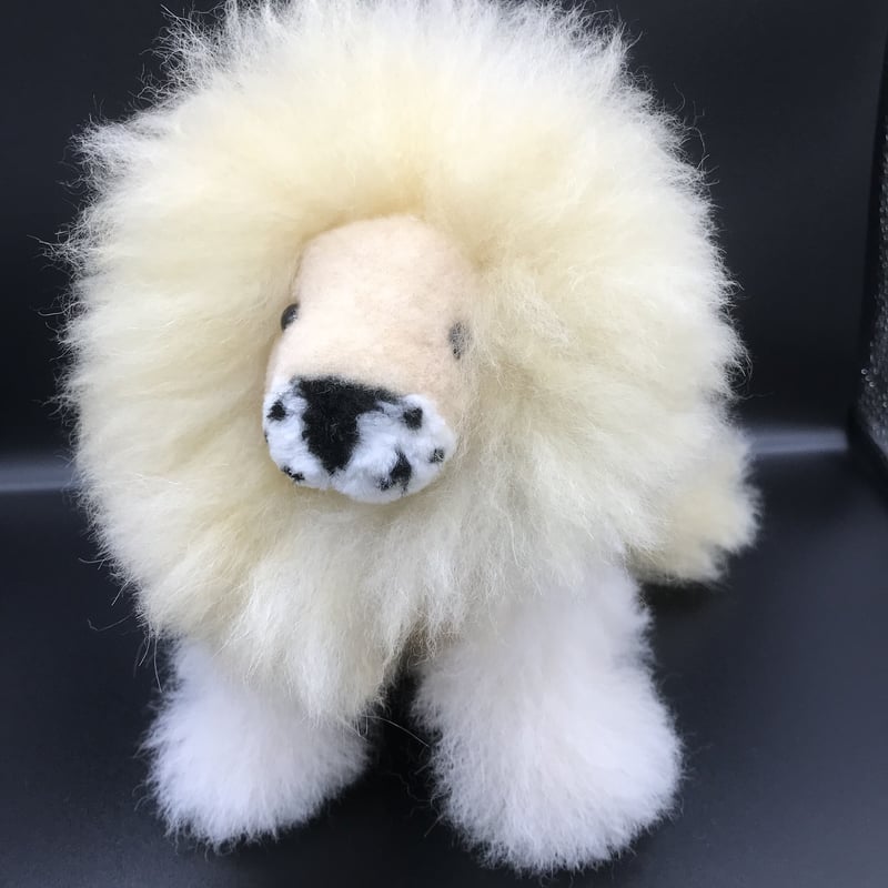 ライオン アルパカ純毛人形 | 八ヶ岳アルパカ牧場 STORE