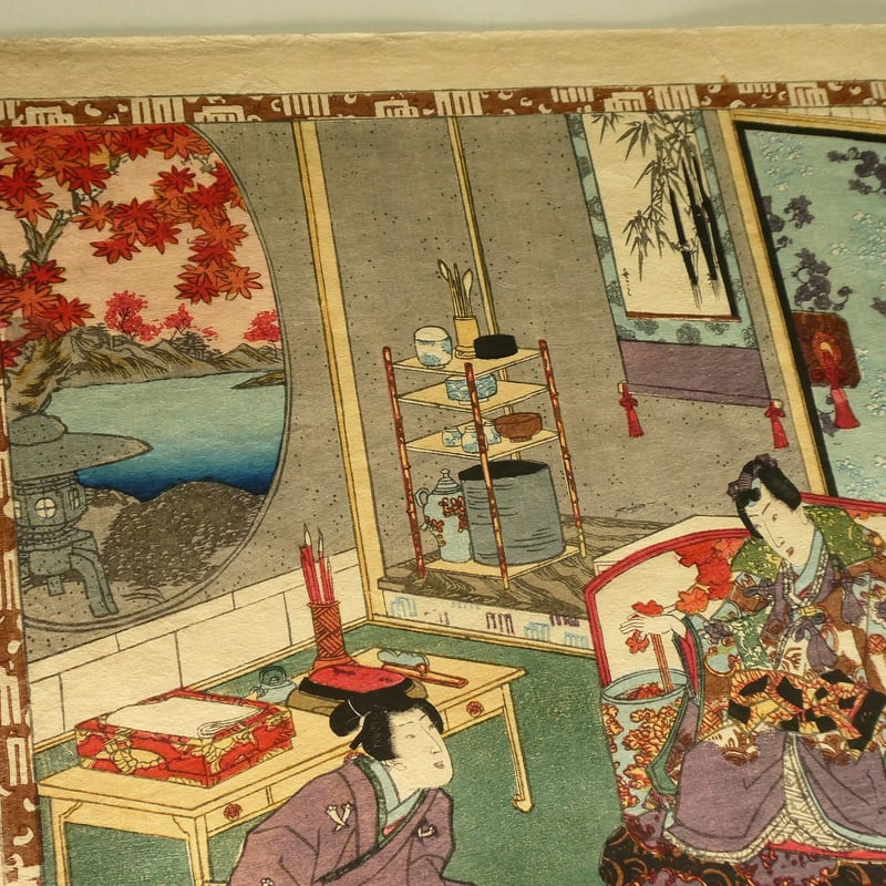 三代歌川豊国 其姿紫の写絵 五十一/UTAGAWA TOYOKUNIⅢ | ギャラリー奏美庵