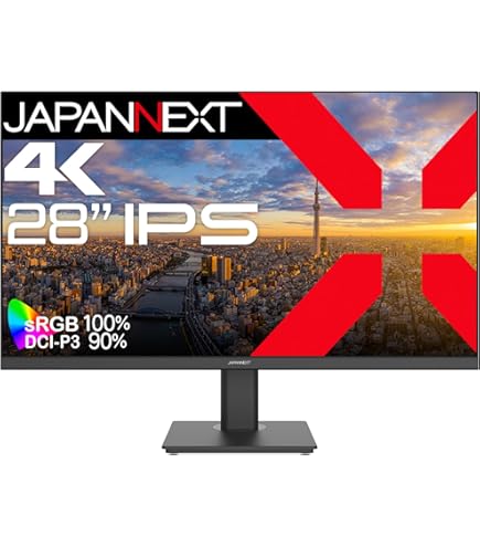 Amazon.co.jp: JAPANNEXT 「GX28」28型HDMI2.1 4K(3840 x 2160) 144Hz