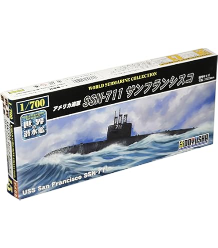 トランペッター 1:144 USS SSN-21 シーウルフ攻撃型潜水艦 新品 Amazon