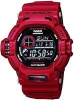 Casio G-shock Riseman Men in Burning Red Multiband6 Japanese Model
